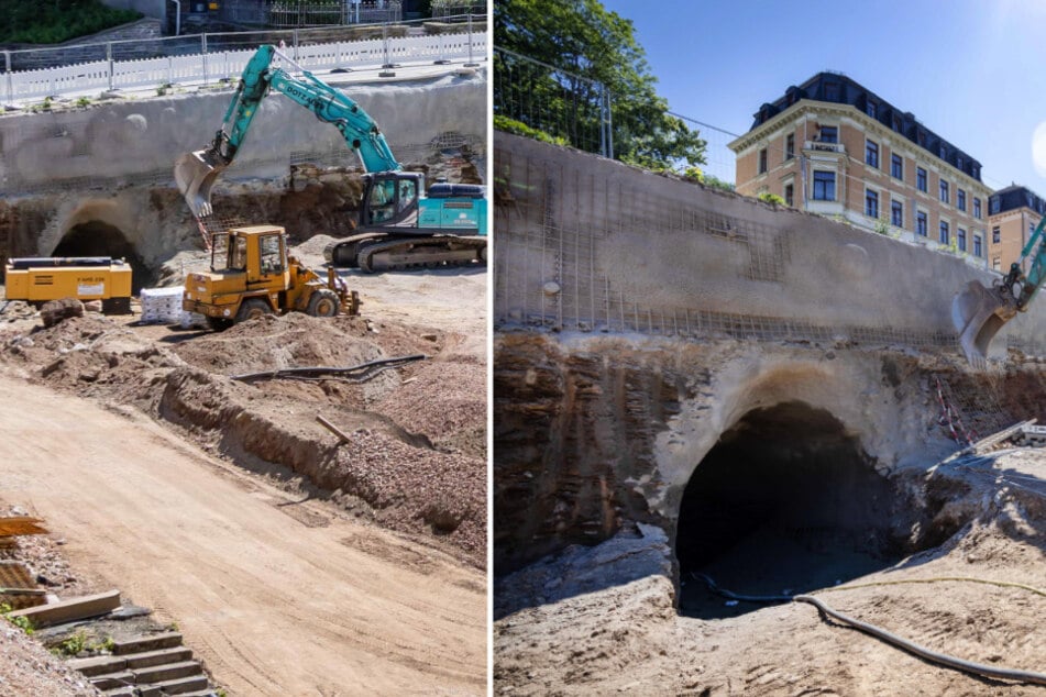 Nach Stollen-Entdeckung im Erzgebirge: So geht es mit den Bauarbeiten weiter