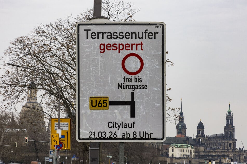 Dresden: Citylauf in Dresden: Diese Straßen sind heute dicht