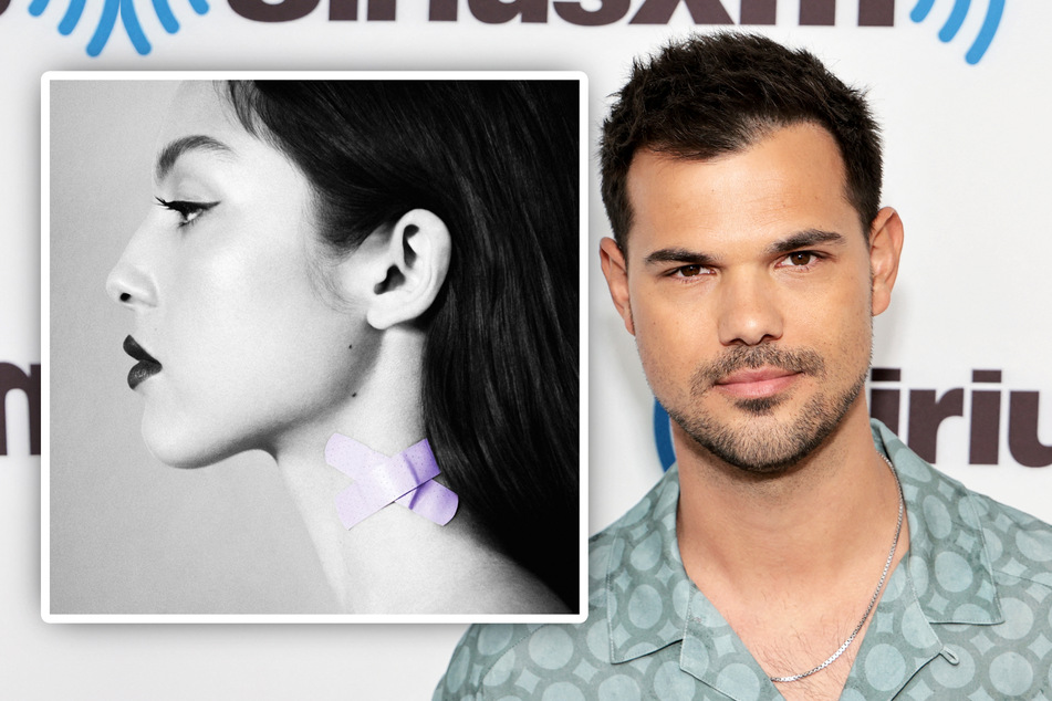 Taylor Lautner (31, r.) konnte es nicht lassen und stichelte in frecher Werwolf-Manier zu Olivia Rodrigos (20) neuem Song "Vampire".