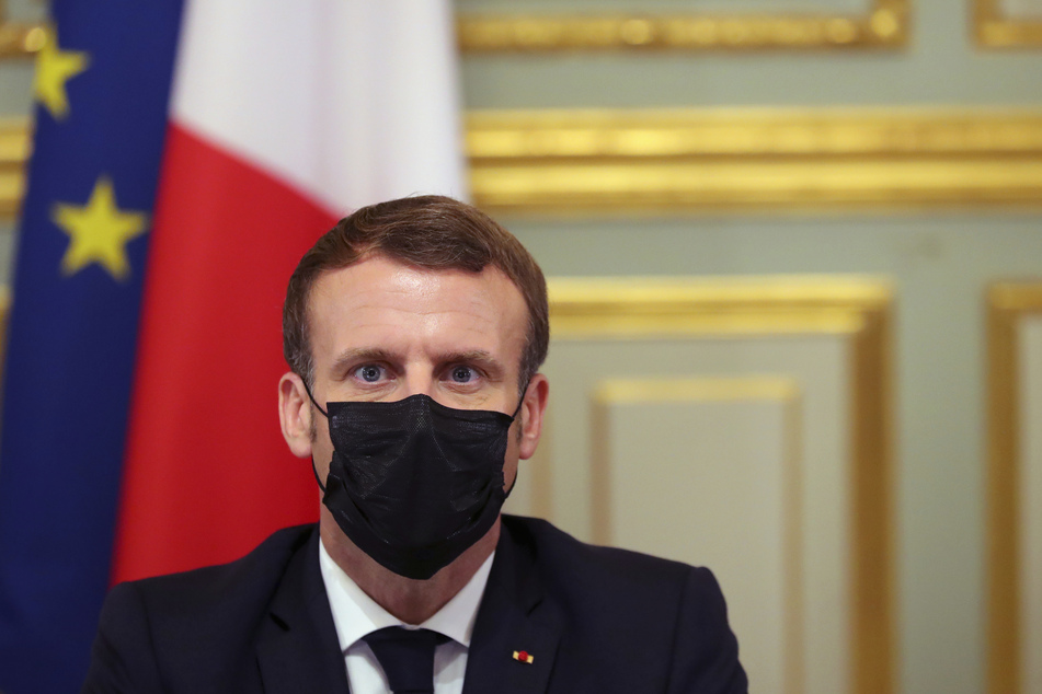Der französische Präsident Emmanuel Macron (42).