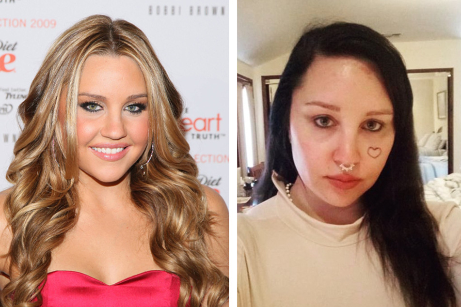 Then and now: Amanda Bynes has transformed her look over the years.