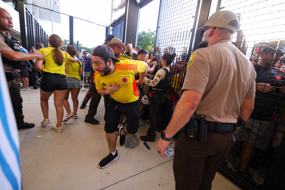 The Copa América final at Hard Rock Stadium in Miami was delayed by over an hour after poor organization caused chaotic scenes.