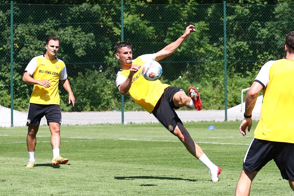 Auch mit seinen 36 Jahren gibt Stefan Kutschke in jedem Training Vollgas.