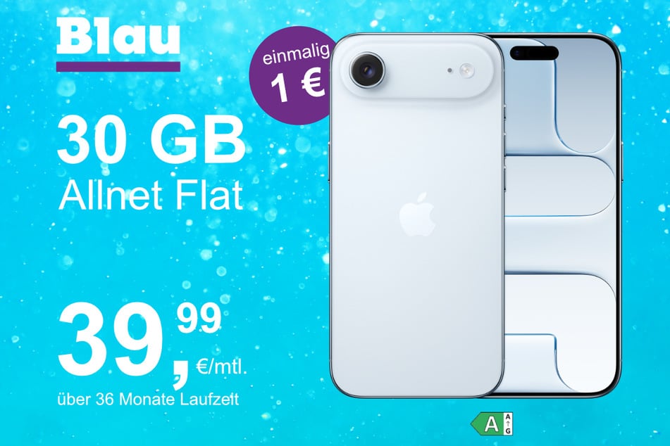 Das neue iPhone 17 Air im o2 Mobile XL für einmalig 1 Euro.