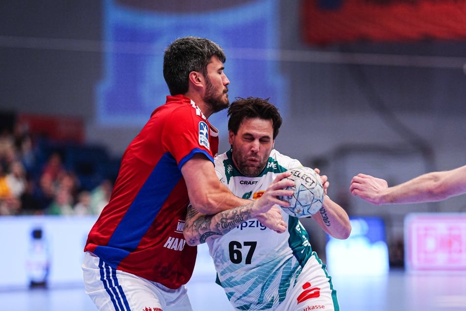 Dean Bombač war am Dienstagabend mit elf Treffern bester Werfer der Leipziger.