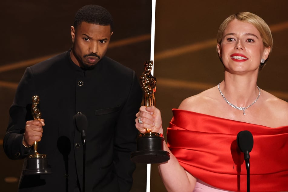 Michael B. Jordan (39, "Blood &amp; Sinners") und Jessie Buckley (36, "Hamnet") sind die "besten Schauspieler".
