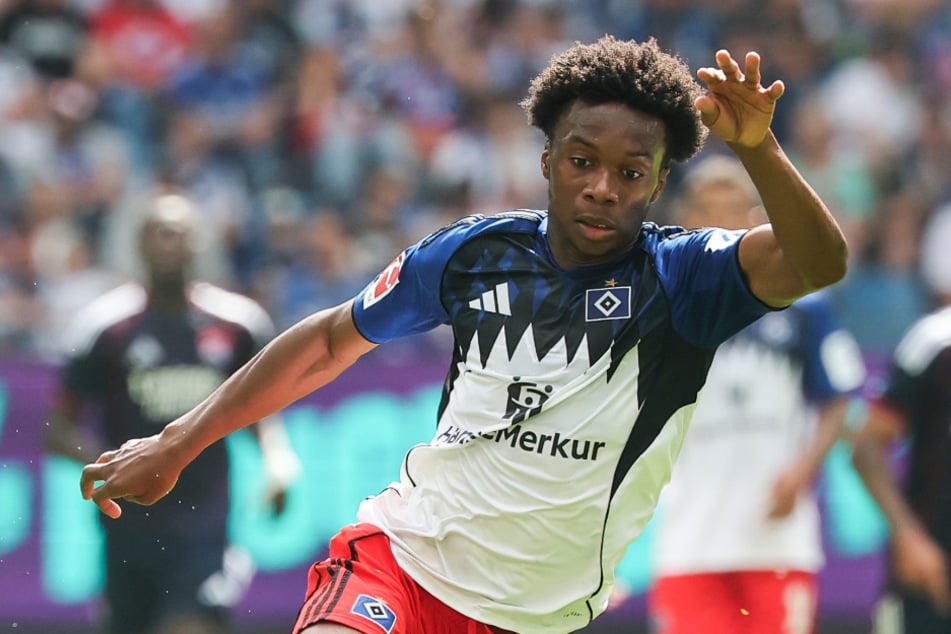 Aboubaka Soumahoro (21) steht vor einem Abschied vom HSV. (Archivfoto)