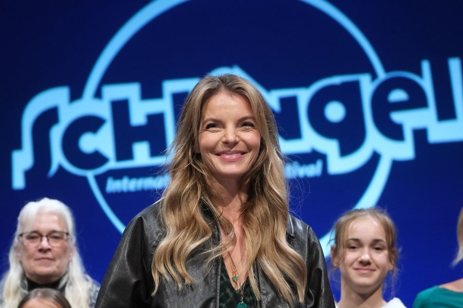 Schauspielerin Yvonne Catterfeld eröffnete die 31. "Schlingel"-Ausgabe.