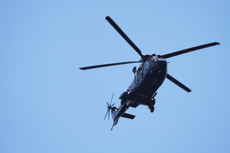 Der Hubschrauber war für die Bundespolizei im Einsatz. (Symbolfoto)