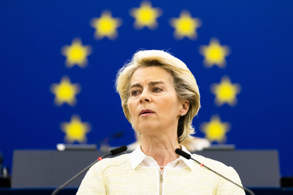Ursula von der Leyen (63, CDU), Präsidentin der Europäischen Kommission.