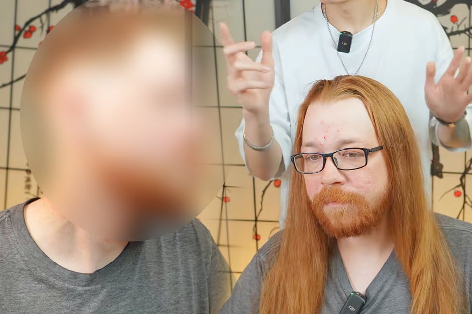 Freundin hatte die Nase voll: Bauarbeiter ist nach sechs Jahren zum ersten Mal wieder beim Friseur