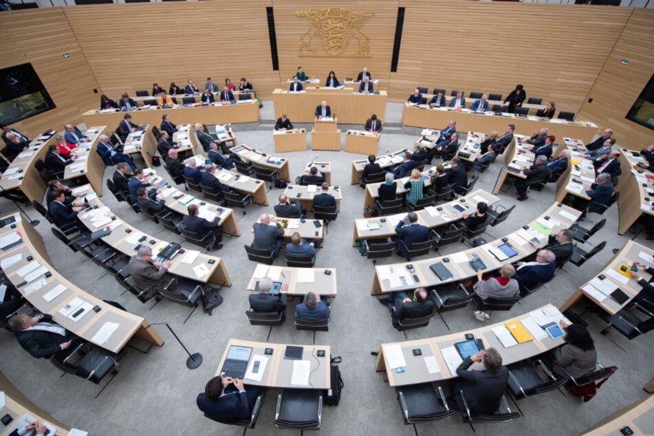 Der Landtag in Stuttgart.