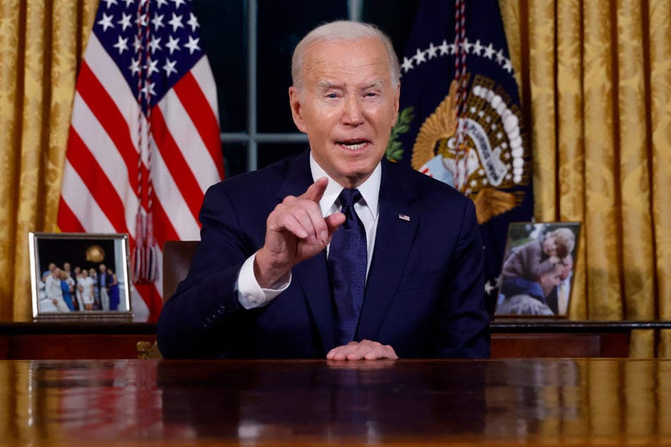 Joe Biden (80) spricht im Oval Office des Weißen Hauses über den Krieg in Nahost und in der Ukraine.