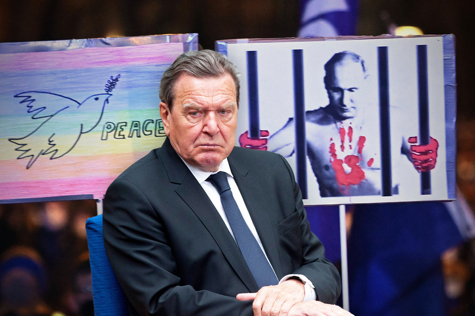 Altkanzler Gerhard Schröder (78) bleibt gelassen.