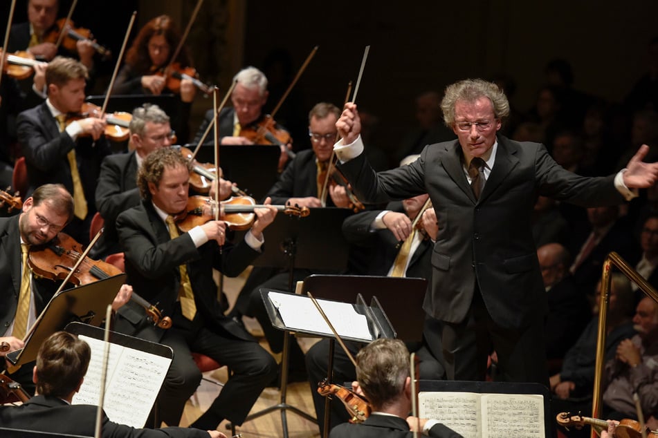 Franz Walser-Möst (63) beim Konzert mit der Staatskapelle im Herbst 2016.