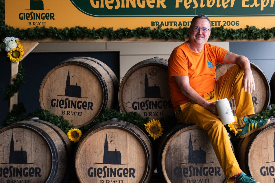 Der Gründer und Geschäftsführer der Giesinger Biermanufaktur, Steffen Marx.