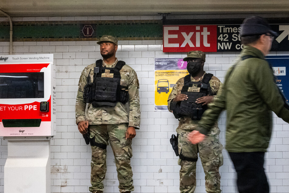 750 National Guard troops were deployed to the New York subway system earlier this month in attempt to curb violent crime.