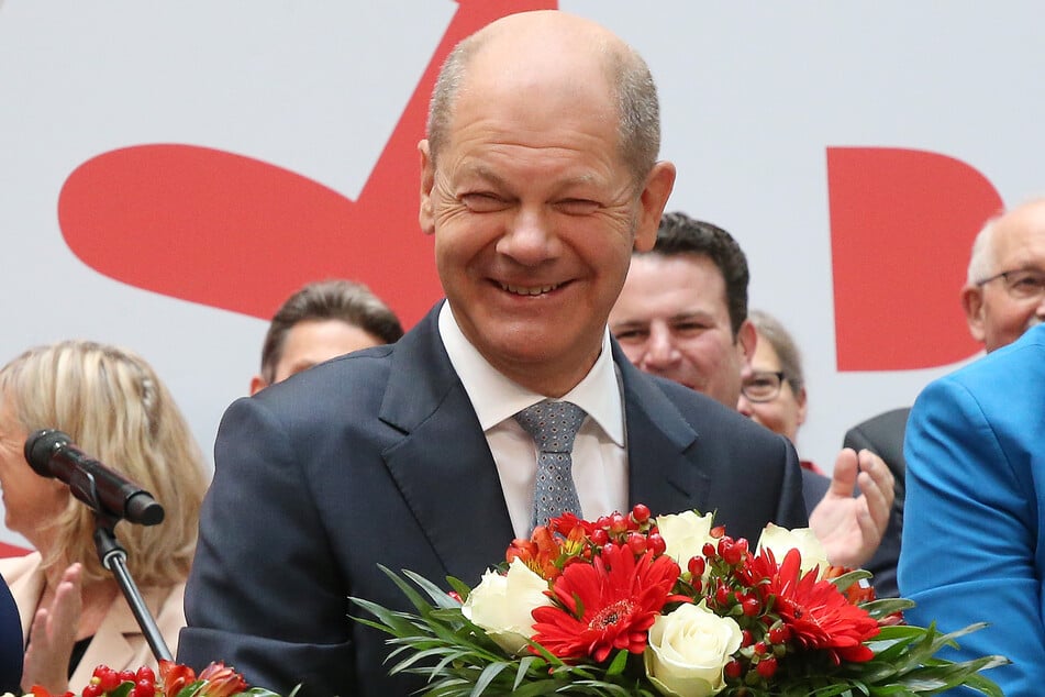 Olaf Scholz (63, SPD) am Tag nach der Bundestagswahl.