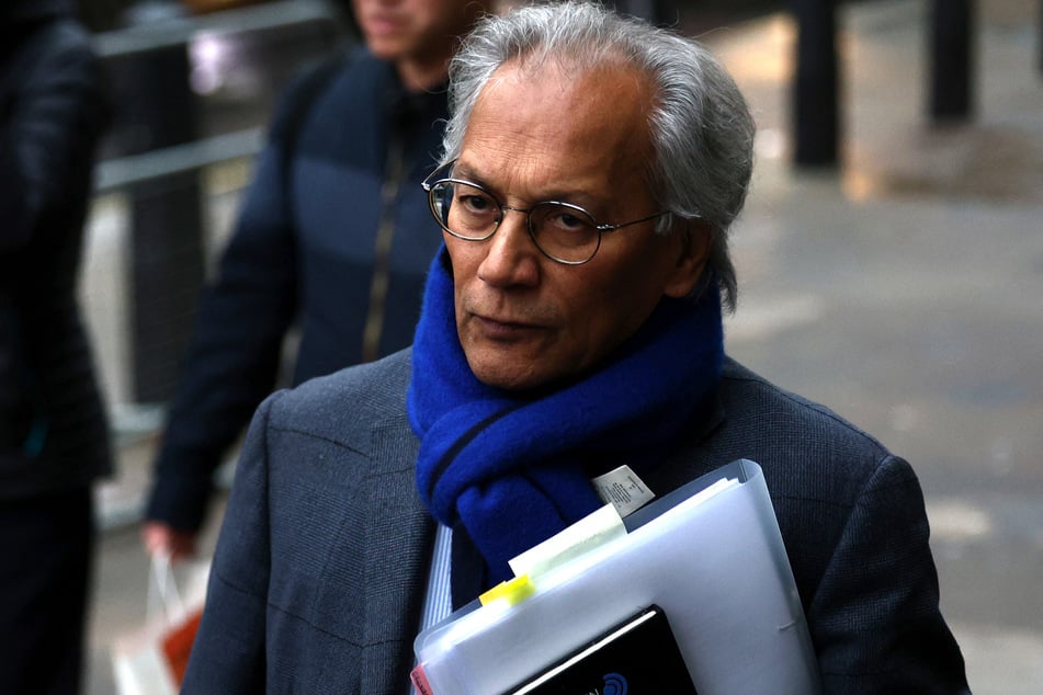 BBC Chair Samir Shah arrives to give evidence to a Governmental Culture, Media &amp; Sport Select Committee hearing at Portcullis House in London on November 24, 2025.