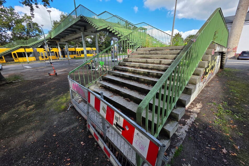 Bei Fußgängern könnte sich der Abriss gar nicht bemerkbar machen. Schließlich ist die Fußgängerbrücke schon seit längerem gesperrt.
