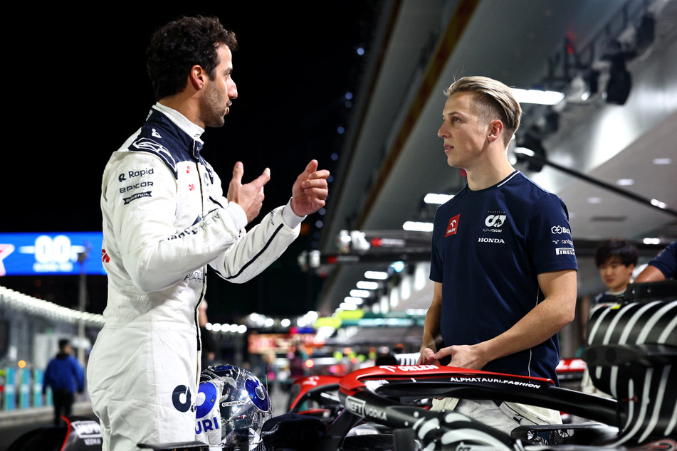 Daniel Ricciardo (l.) und Liam Lawson (22): Schnappt der Youngster Ricciardo schon in wenigen Wochen das Cockpit weg?
