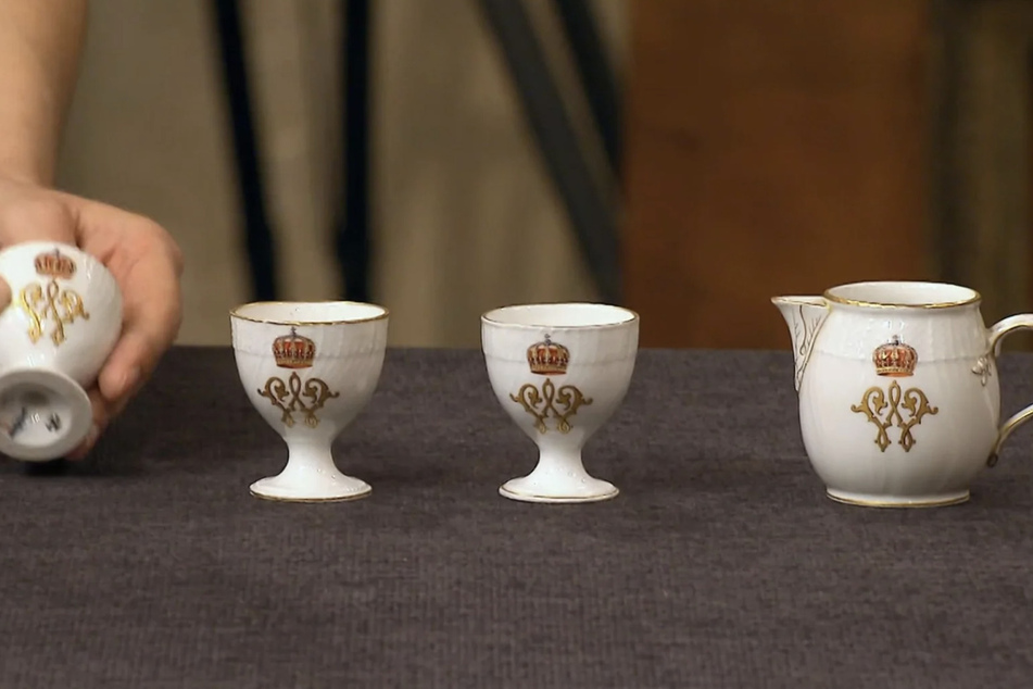 Das Porzellan-Set wurde für Kaiser Wilhelm II. gefertigt.