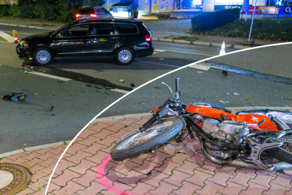 VW-Fahrer übersieht Motorrad: Biker schwer verletzt