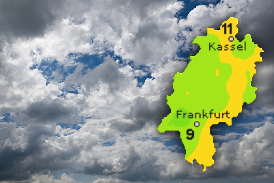 Wolken mit immerhin ein paar Lücken bestimmen am Montag in Hessen vielerorts das Bild am Himmel.