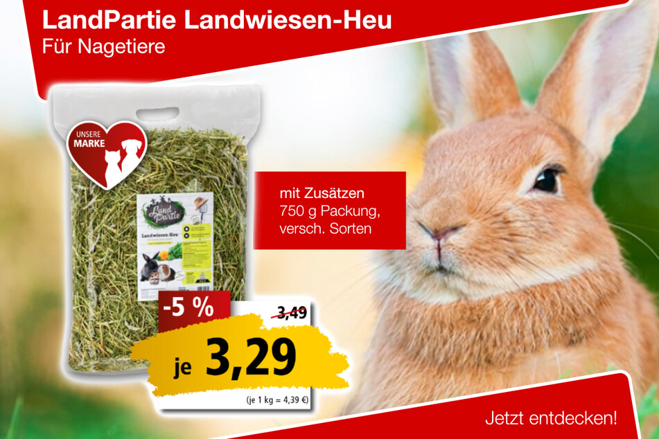 LandPartie Landwiesen-Heu mit Zusätzen