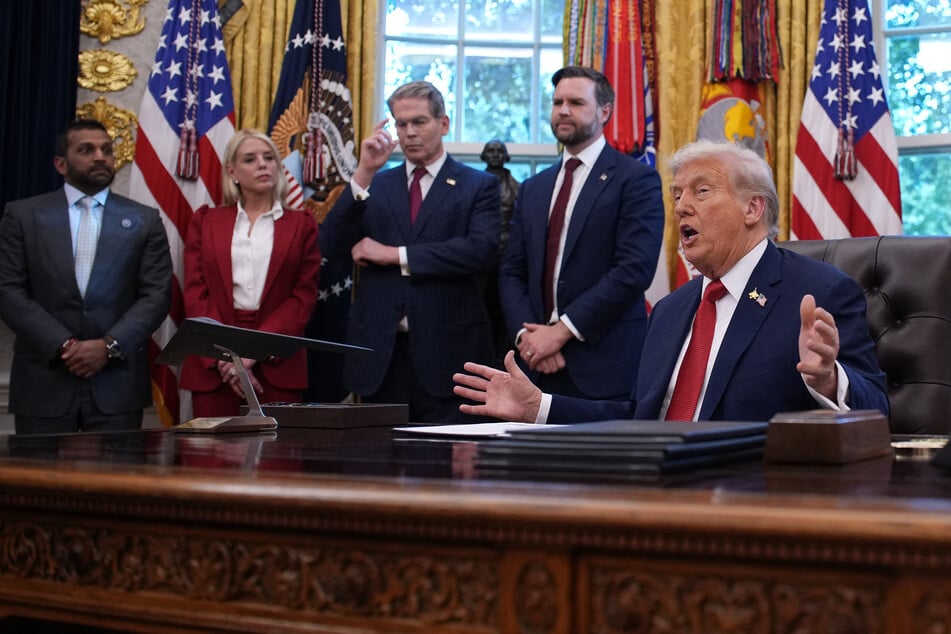 President Donald Trump signed a memorandum vowing to crackdown on a radical left "terror network" and end "domestic terrorism."