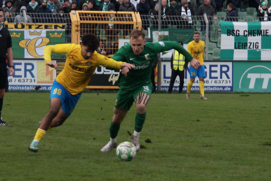 Zuletzt spielten Lok Leipzig und Chemie Leipzig im Stadtderby gegeneinander. Beim 1:1 gab es am Ende keinen Sieger.