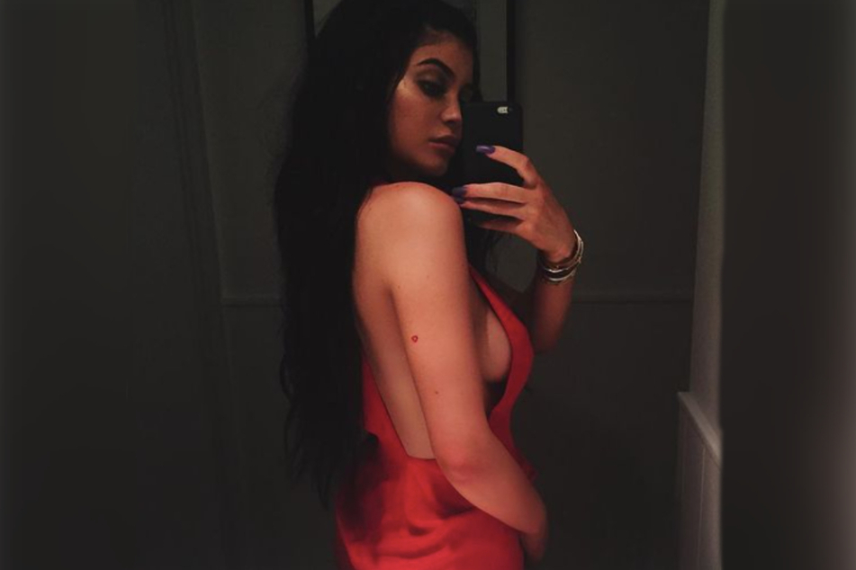 Kylie shared her first tattoo on Instagram when she turned 18.