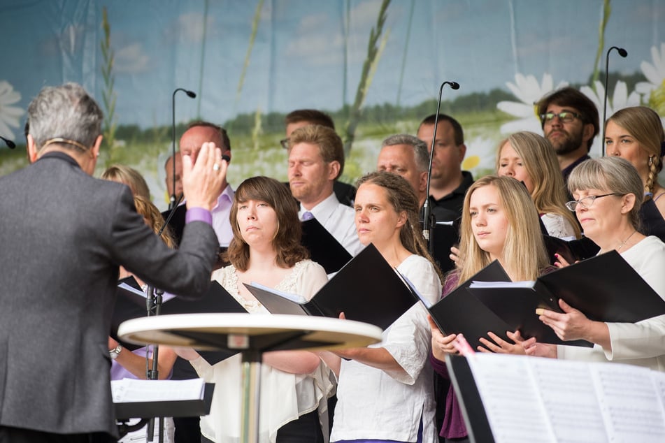 Beim Gospel in der Johanniskirche kommen zahlreiche Sänger aus der Umgebung zusammen. (Symbolbild)