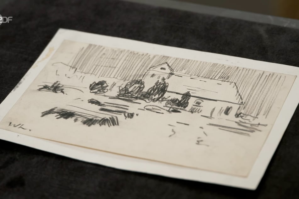 Die Skizze stammt vom Maler Walter Leistikow und wurde in den 1880er-Jahren angefertigt.