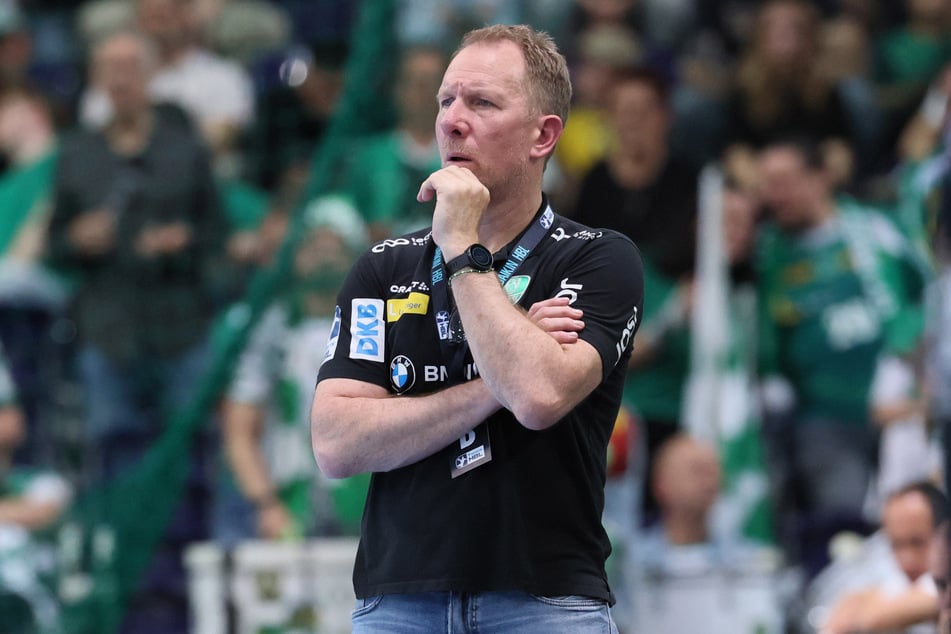 Leipzigs Cheftrainer Frank Carstens (54) war mit der Leistung seiner Mannschaft in der zweiten Hälfte nachvollziehbarerweise gar nicht zufrieden.