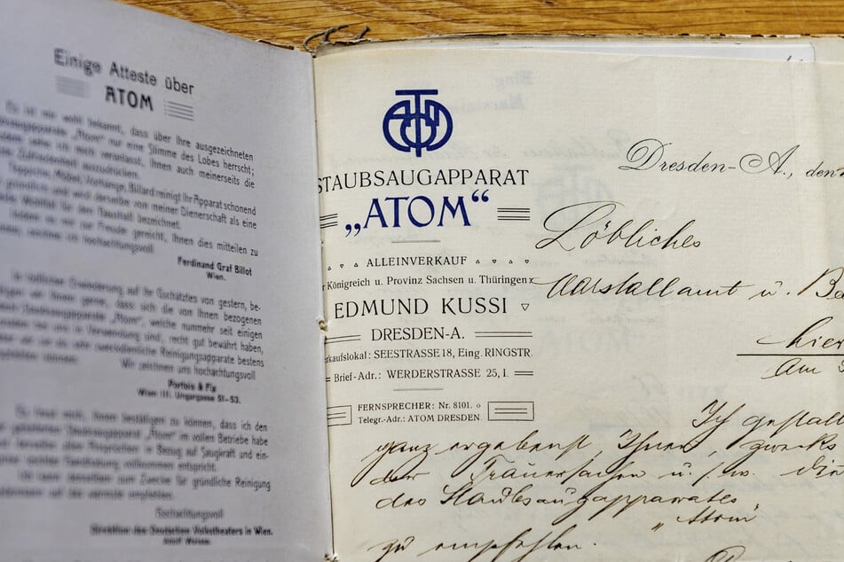 Mit dieser Lizenz verdiente Unternehmer Edmund Kussi (1866-1935) sein Brot in Dresden.