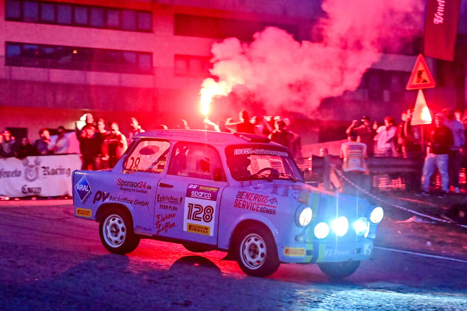 Trabi "Franzl" (Baujahr 1989) fuhr bei der 22. Rally Legend 2024 in San Marino auf Rang 3 in seiner Klasse.