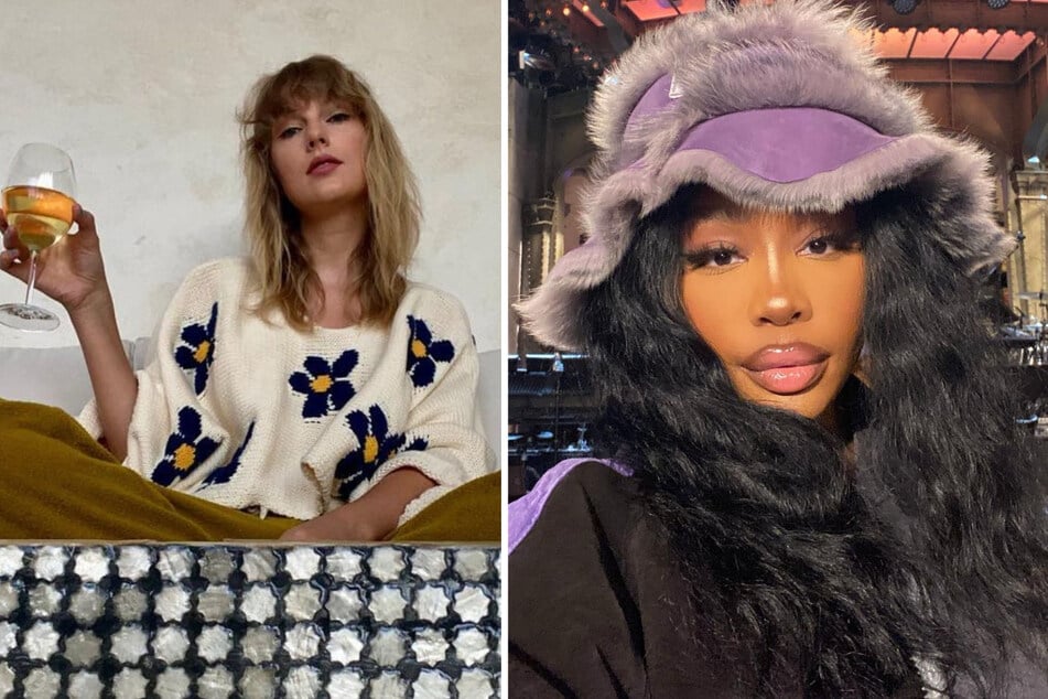 Both Taylor Swift (l) and SZA released massively successful albums in 2022.
