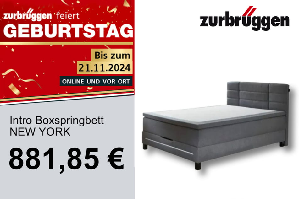 Das Intro Boxspringbett NEW YORK
für nur 881,85 Euro.