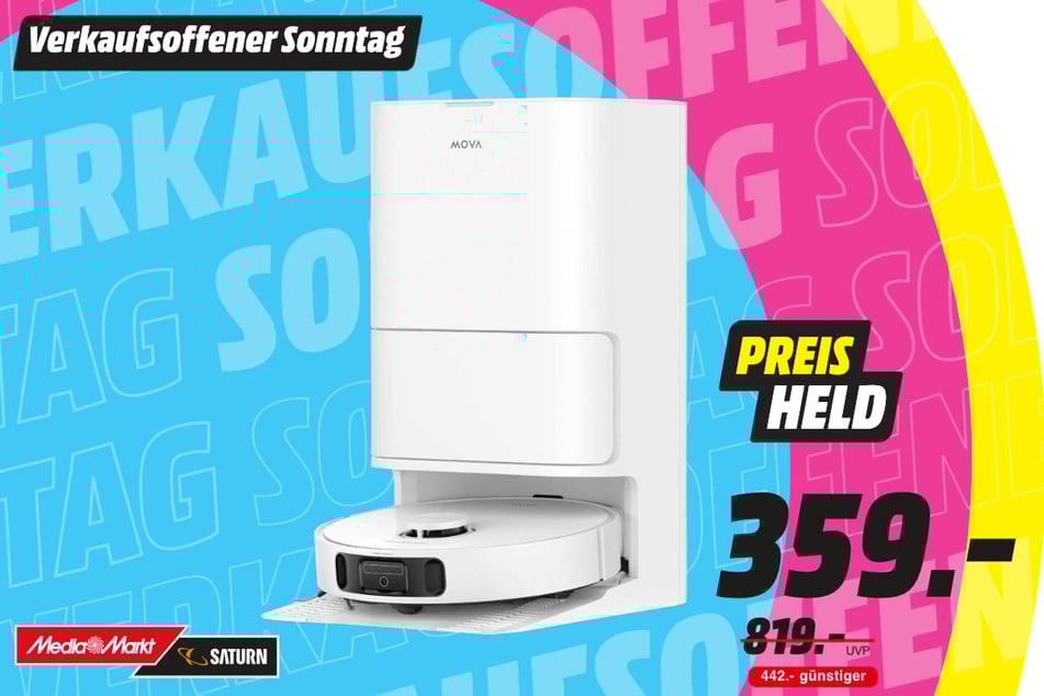Mova-Saugroboter für 359 statt 819 Euro.