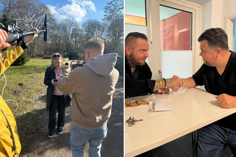 Hinter den Kulissen eines "Hamburg 040"-Drehs.