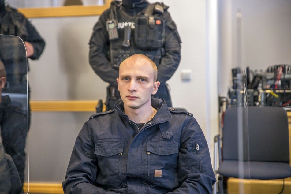 Stephan Balliet (28) am dritten Prozesstag.