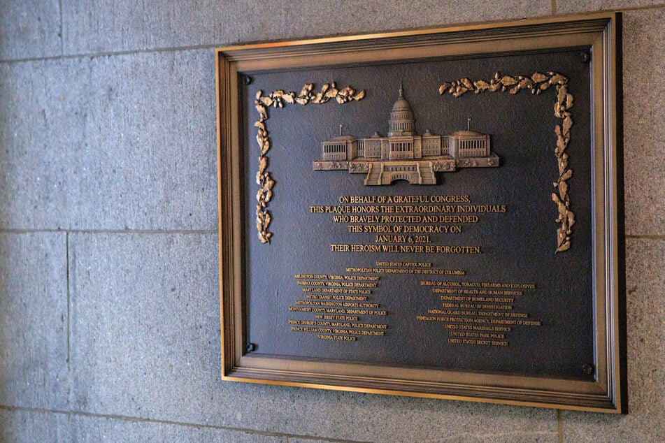 January 6 plaque quietly installed at Capitol building after years of MAGA resistance