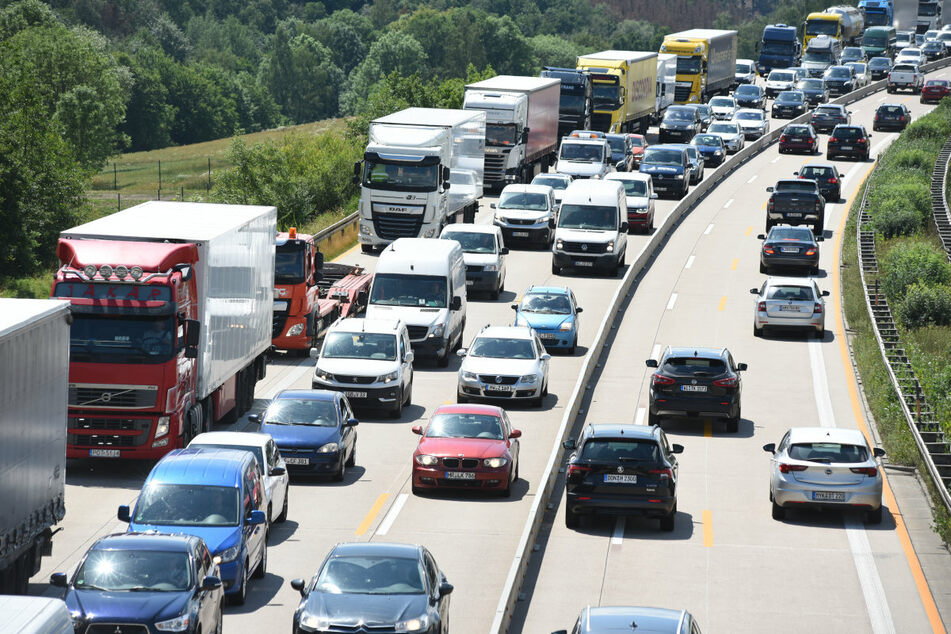 Viel Geduld mussten die A4-Fahrer heute mitbringen.