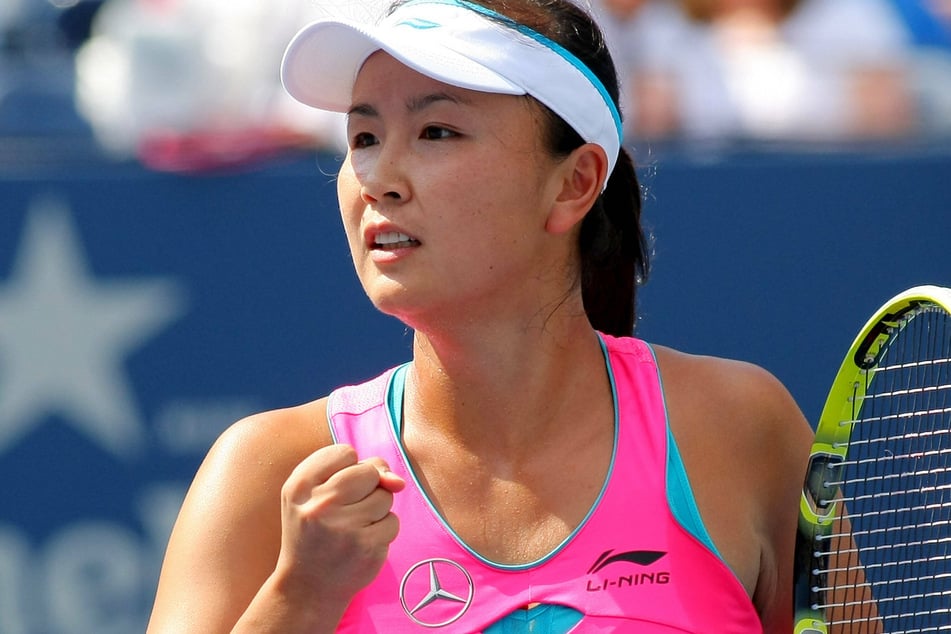Peng, seen here at the US Open in 2014, is one of the world's top tennis doubles players.