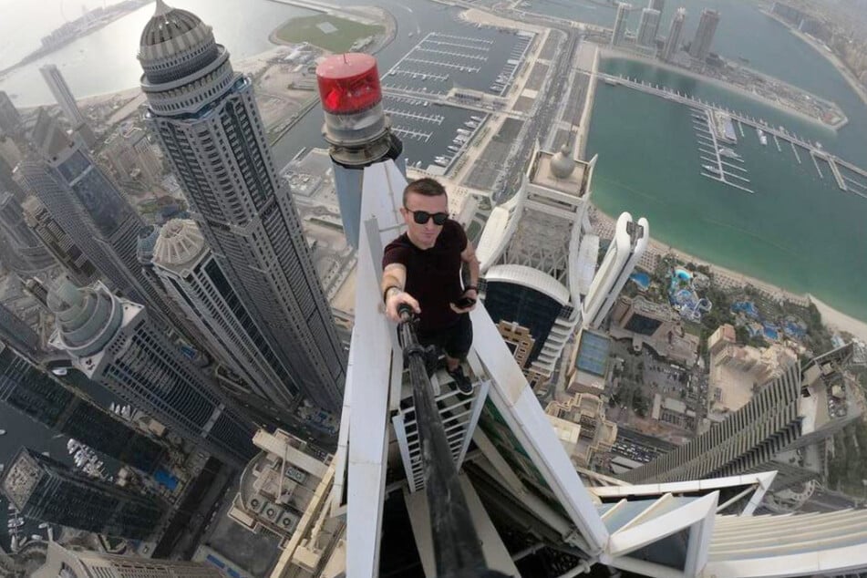 Remi Enigma auf einem seiner letzten Selfies in Dubai.