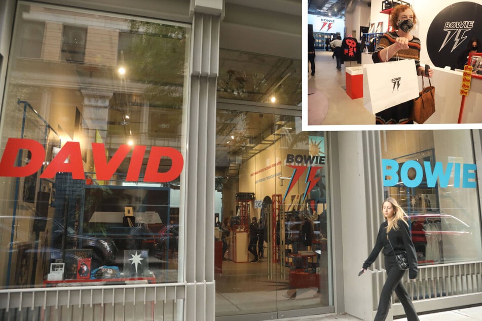 A David Bowie Pop up shop located at 150 Wooster Street in New York City has been created to celebrate Bowie's 75th birthday, and will be open for a limited time until late January.