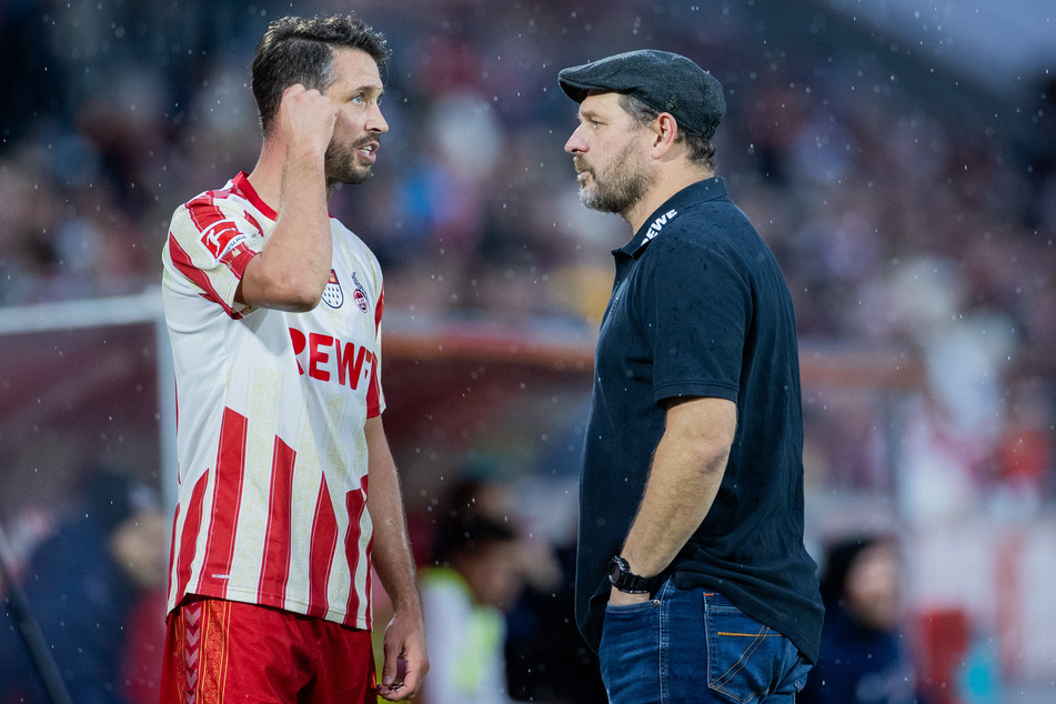 Haben sich schon in Köln gut verstanden: Mark Uth (32) und der heutige HSV-Trainer Steffen Baumgart (52)