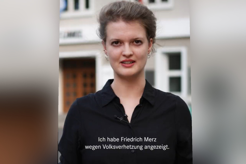 Daphne Weber (27) hat CDU-Chef Friedrich Merz (67) wegen Volksverhetzung angezeigt.