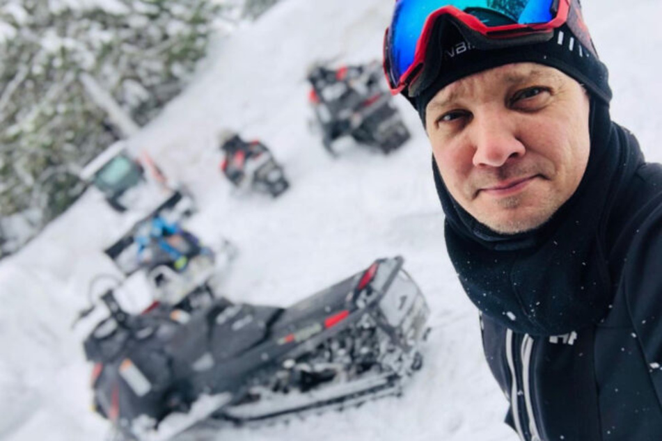 Jeremy Renner often posts photos of his snow sports vehicles.